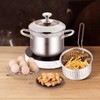 GOLDEN KEY Deep Fryer Pot with Basket and Lid,4.0L/4.2QT 304