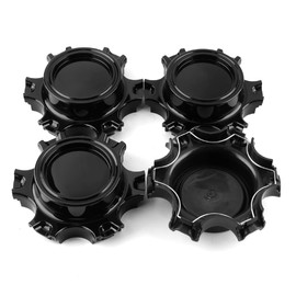 GTOWNWORKS for Tacoma H659-TRD 135mm/5.31in Wheel Center caps TRD Center Hubcaps | 4 Pack High Gloss Black Center Cover Replacement
