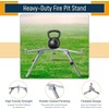 FEBTECH Adjustable Carbon Steel Fire Pit Stand - Recommended for