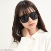 FashionBerry 99% UV Protection Lenses, Wellington-Shaped Sunglasses, Square, Oversize, Gentle