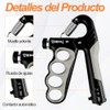 5 Piezas Ejercitador de Antebrazo con Contador(Negro y Plata)