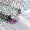 Iridescent Shower Curtain | Colorful, Unique, Reflective, Shiny, Fun, Sparkly