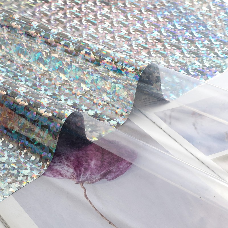 Iridescent Shower Curtain | Colorful, Unique, Reflective, Shiny, Fun, Sparkly