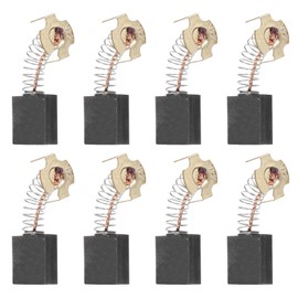 sourcing map 8 Pack 044 Carbon Brushes Set Replaces 17.5x17x7mm for Most Power Tools Electric Hammer Drill Motor Circular Saws Replacement Part
