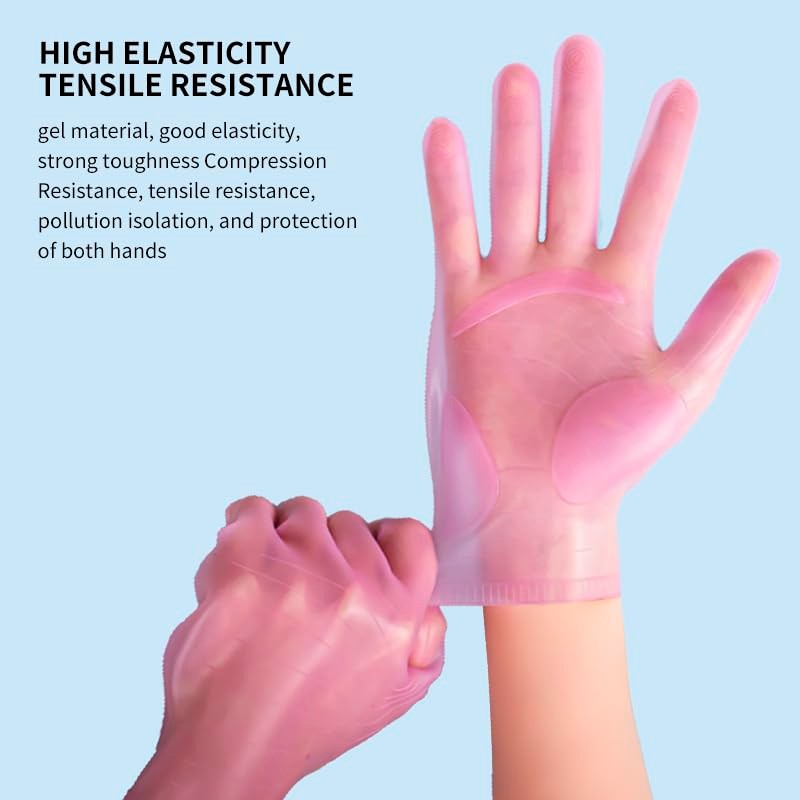 vodvob reusable silicone gloves, finger protectors for epoxy resin casting