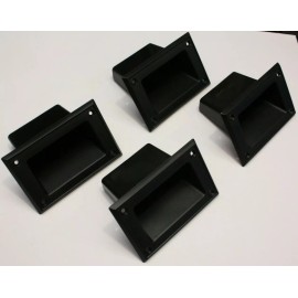 Penn Elcom Set of 4 Black Plastic Pocket Handles For Speaker Cabinets PA DJ