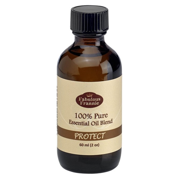 Protect (Compared to 4 Thieves)Pure, Undiluted Essential Oil Blend Therapeutic Grade - Great for Aromatherapy! Blend of Clove, Lemon, Cinnamon, Eucalyptus and Rosemary Essential Oil. (60ml (2oz))