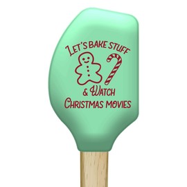 Holiday Spatulas Funny Cute Thanksgiving Xmas Season Cooking Utensils Funny Silicone Scraper Spatula Christmas Funny Movie Novelty Spatulas for Baking Xmas