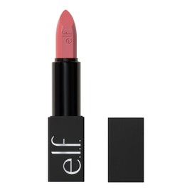 e.l.f. O Face Satin Lipstick, Rich Pigmented, Nourishing & Long-Lasting Creamy Lipstick, with Jojoba, Vegan & Cruelty Free, Effortless, 3.8 g