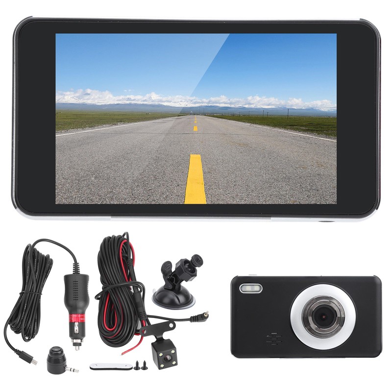 4in DVR Driving Recorder 1080P HD Dual Lens Camera LCD