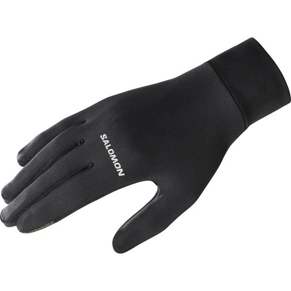 Salomon Cross Warm Gloves Ski Snowboard Running Hiking Unisex Practice, Breathable Warmth, Intelligent Design, Deep Black, M