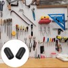 sourcing map 50pcs Pegboard Hooks Protector Rubber End Caps, Peg
