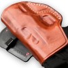 Masc Holster Leather OWB Paddle Holster Fits, S&W CSX 9mm