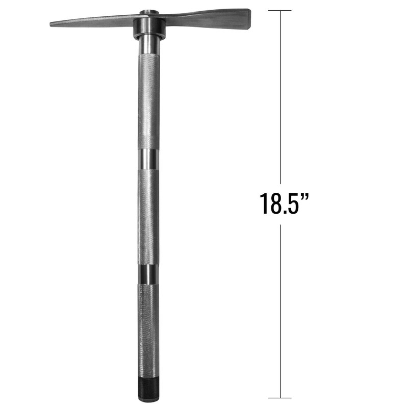 ASR Outdoor Collapsible Gold Mining Compact Prospectors Pick Axe with