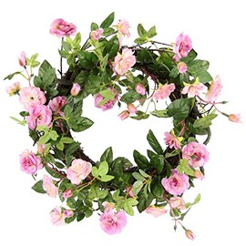 Flair Flower Wreath Roses Door Wreath Wall Flower Wreath Decorated Wall Decoration Flowers Decoration Artificial Flower Front Door Wedding Decoration Valentine's Day Rose Petals Rose Heads,