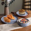 LIANYU Dinnerware Dish Sets for 2, 6 Piece Stoneware Plates