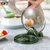 Komost 2-Pack Multifunctional Spoon Rest and Lid Holder for Kitchen