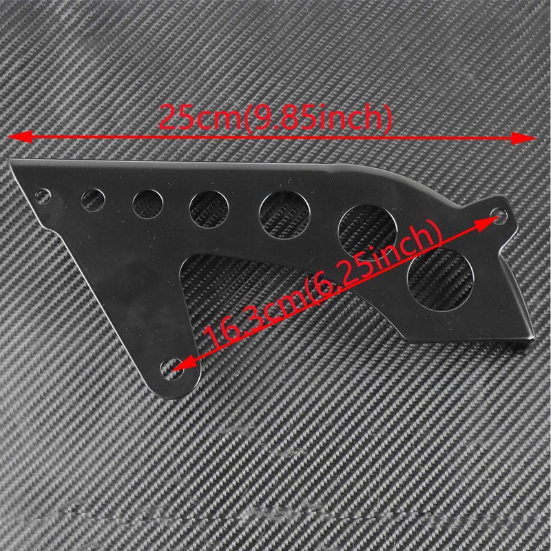 HDBUBALUS Motorcycle Front Tracker Pulley Cover Pulley Guard Set for