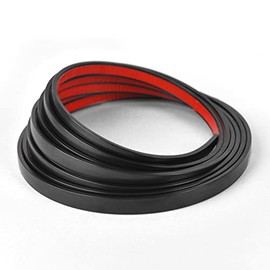 Wowstar 10 Ft Peel and Stick Trim, Molding Trim for Walls, Edges, Borders, Window Frames, Backsplash Tiles, Flexible and Self Adhesive Trim, Black