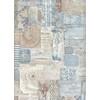 Stamperia A4 Rice Paper for Decoupage - Silent Sea