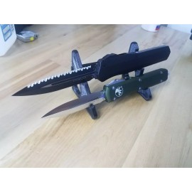 Z's Knife Stands Polymer 2 dual double Knife Display Stand Knife Rack knives