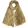 Gragengs Women's Sparkling Metallic Pashmina Shawls and Wraps Long Party
