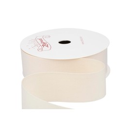 Zofrud Natural Cotton Ribbon - 25mm x 9 Meters - Ideal for Gift Wrapping, Sewing, and Crafts