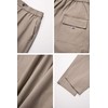 THWEI Mens Cargo Pants Casual Cotton Jogger Multi Pockets Outdoor