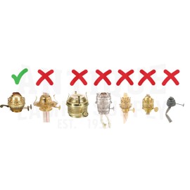 B&P Lamp® 2 1/2 Inch by 10 Inch Duplex Style Glass Lamp Chimney with Round Bulge for Vintage and Antique Style Globes