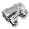 Exhaust Clamp, Pipe Connector, Double Clamp, Exhaust System (Stainless Steel