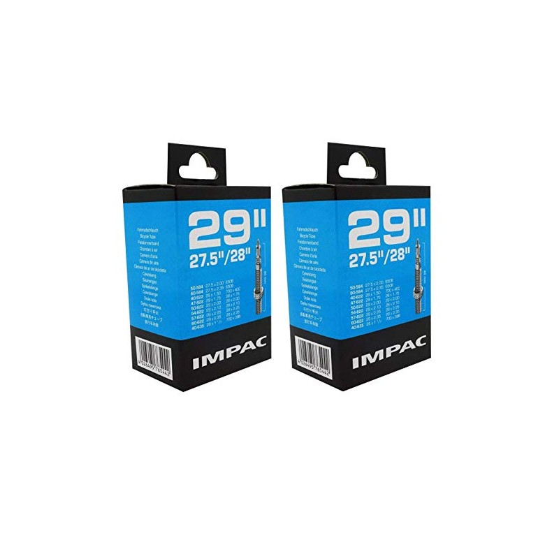 Impac 2pk Cycle Tubes 29" 28" 27.5" 650b (40-60/584-635) Twin