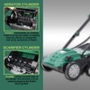 Powerful 13-Inch 2-in-1 Electric Dethatcher & Scarifier, 12 AMP for