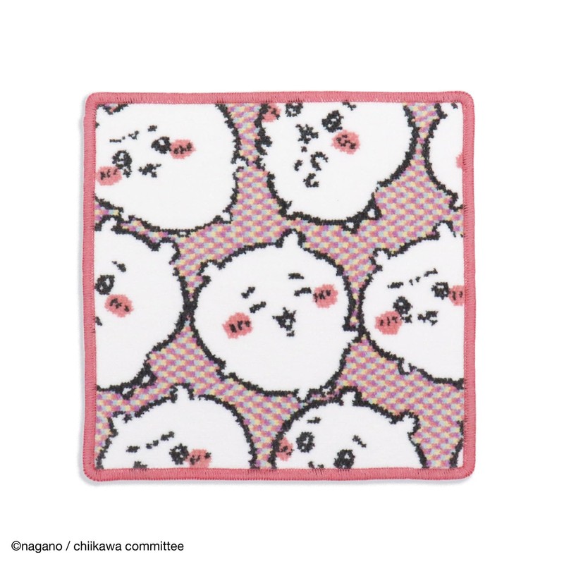Chiikawa 41-5080250 Full Towel Handkerchief, Pink, Chenille, Packaged, Cute, Approx.