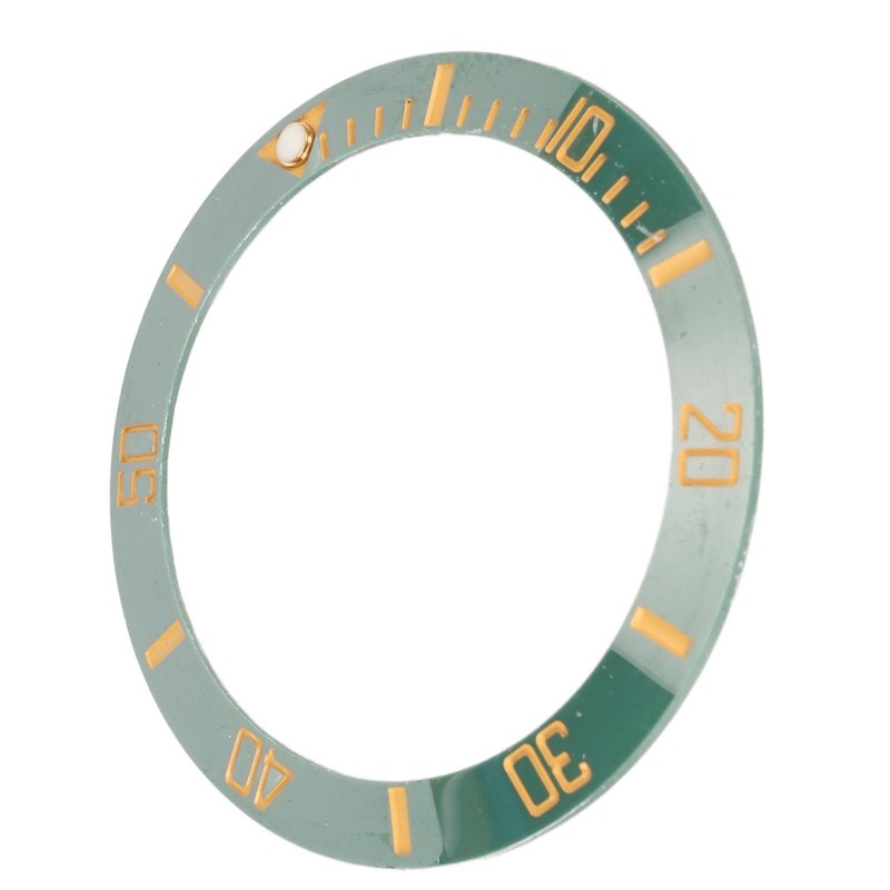40mm Diameter Watch Bezel Insert Ring Clear Scale Luminous Ceramic