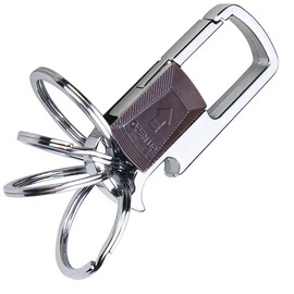 NEOYARDE Keychain with 4 Key Rings & Bottle Opener - Multifunction Heavy Duty Key Chain Ring Clip Holder for Home Car Keys