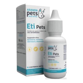 Eti Pets Suspension Otica Para Perro/gato 2 Frascos De 10 Ml