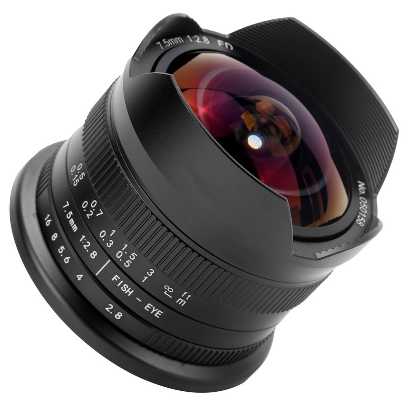 7Artisans 7.5mm F2.8 II Manual Focus Fisheye Lens for Sony