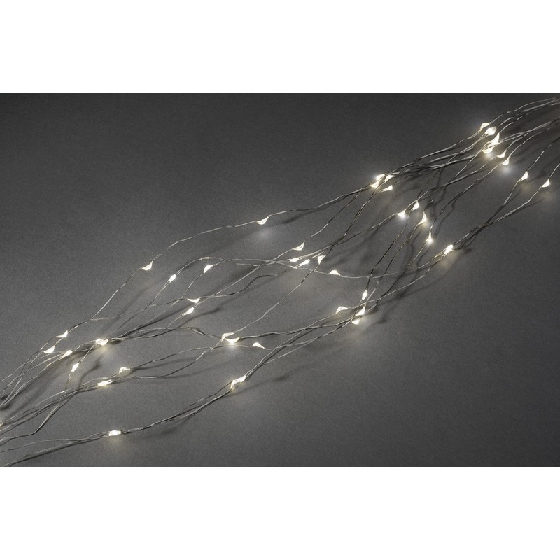 Konstsmide LED Tropfenlametta 10 Stränge à 9 Dioden