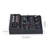 Qudai AGE03 5-Channel Mini Mic-Line Mixing Console Mixer with USB
