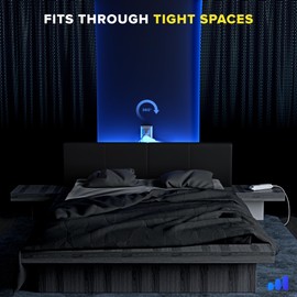 Maximm 10 Ft Black 360° Rotating Flat Plug Extension Cord with 3 Outlets on One Side, Versatile Long Reach for Home & Office Use UL-Listed