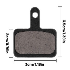 QUACOWW 10 Pairs Bicycle Brake Pads Disc Brake Pads Bike Brake Pads Set for Shimano TRP Tektro and Replacement Other Same Design Bicycle Disc Brake Pads(30mmx20mm)