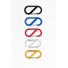 Aluminium S-Shaped Carabiner Clips, 88mm x 40mm, Set of 5,