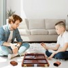 RERIVER Backgammon Set 2 Players Classic Backgammon Sets for Adults