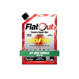 FlatOut QuickStrike Tire Sealant - Off-Road Formula for Puncture Protection