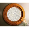 Autotech Park Precut Circle Window Film, Pebble Design, Self Static