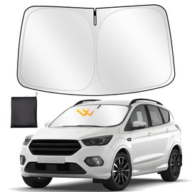 ZATOOTO Sun Protection Car Windscreen Custom Fit for Ford Kuga 2020-2024, Windscreen Sun Protection Foldable, Thickened Reflective Polyester Blocks UV Rays and Keeps the Car Cooler