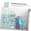 KOMBIUDA Washer Machine Cover Zipper Loop Closure Wash Dryer Protection