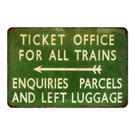 Chico Creek Signs Ticket Sales Trains Vintage Retro Reproduction Gift 8 x 12 High Gloss Metal 208120067063
