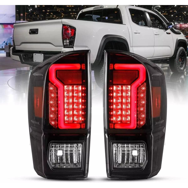 AUTOFREE For 2016-2023 Toyota Tacoma LED Tail Lights Pair Brake
