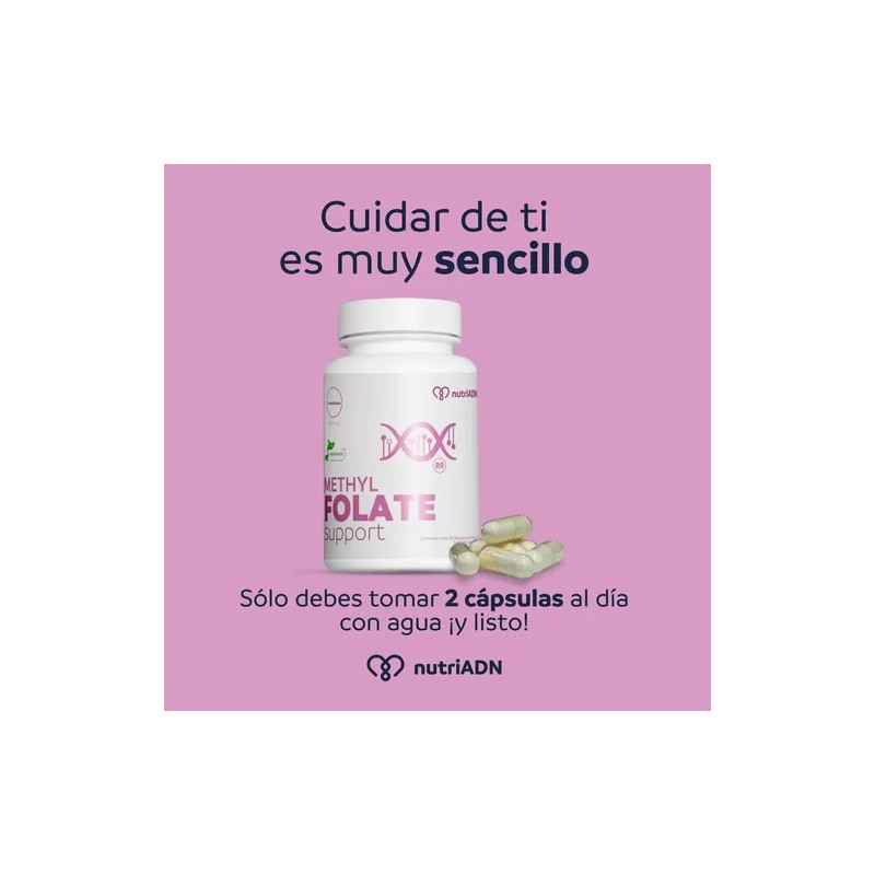 Methyl Folate Suplemento 60 Capsulas Vitamina B9